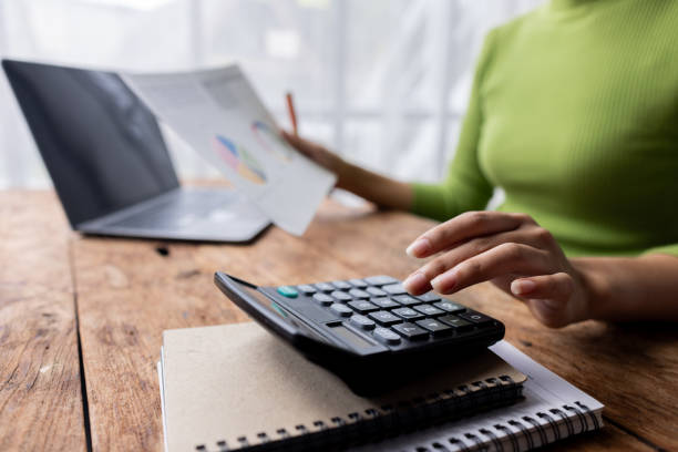 istock Accountant showing office document auditing concept ,plan review process and assess correctness ,Management of important document storage of organization ,document system ,accountant Audit documents. 2173315197