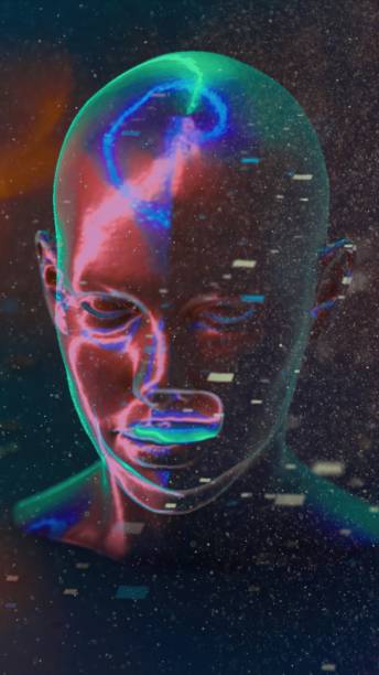istock abstract portrait of robot. 2173321545