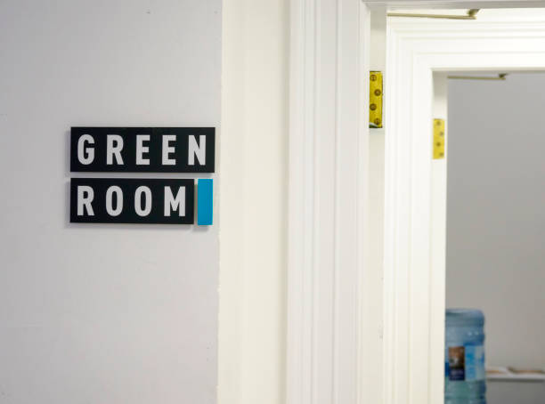 istock Sign on a Backstage Green Room 2173322672