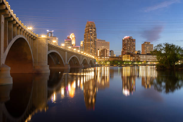 istock Minneapolis, Minnesota, USA at Night 2173341540