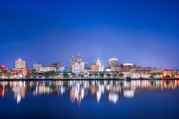istock Peoria, Illinois, USA Blue Hour 2173341963