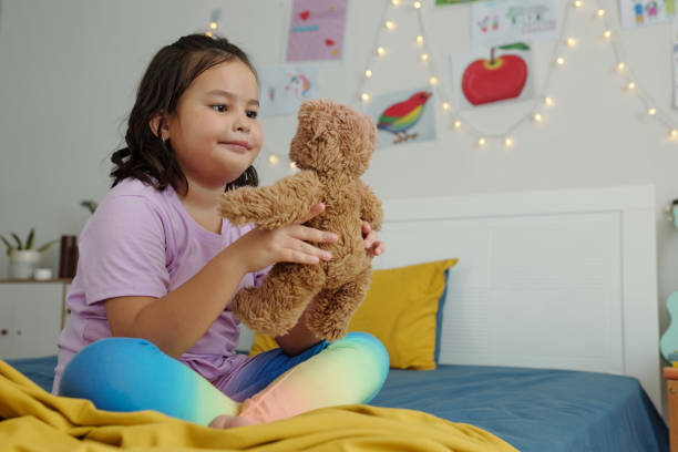 istock Girl Playing With Her Favorite Toy 2173342157