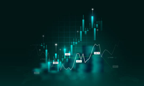 istock Technology background image of financial graphs and currency exchange rate changes in the stock market 2173344583