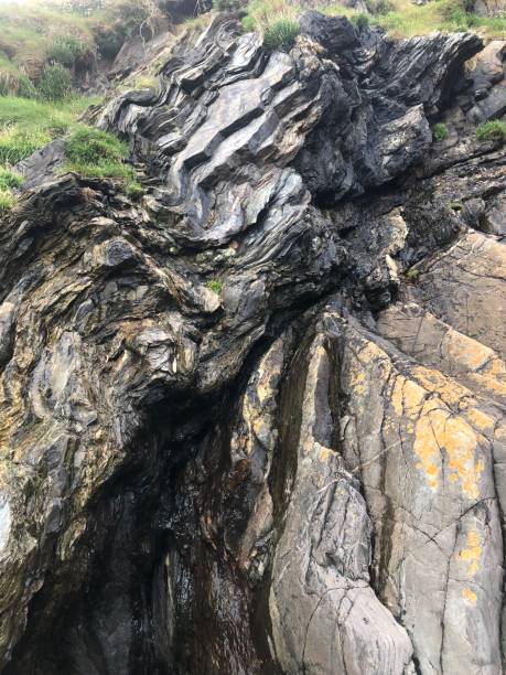 istock Grassy Rock Formation on Irish Beach 2173352063