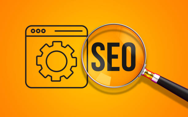 istock SEO Concept Illustrated with Web Browser Icon, Gear Symbol, and Magnifying Glass Highlighting SEO Text, 2D Illustration 2173352093