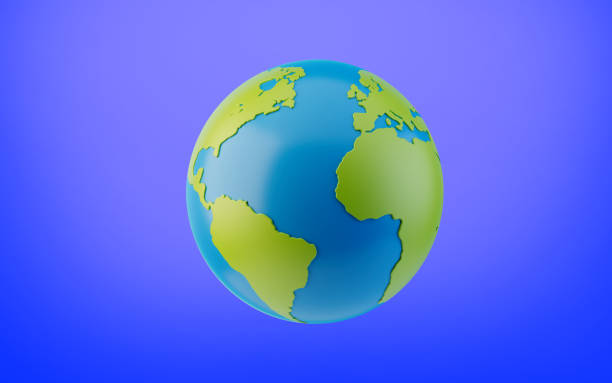 istock Cartoon-Style 3D Planet Earth Illustration, 3D Rendering 2173353388