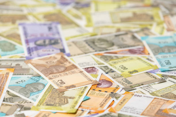 istock Indian currency notes stock photo 2173358447