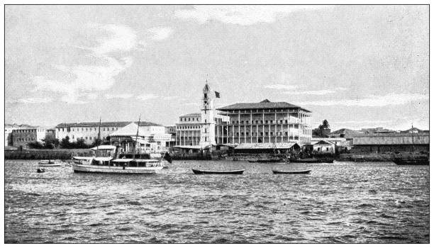 istock Antique image: Before the Bombardment of Zanzibar 2173360936