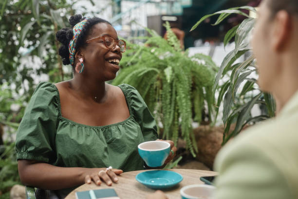 istock Excited Young Woman in Cafe 2173362896