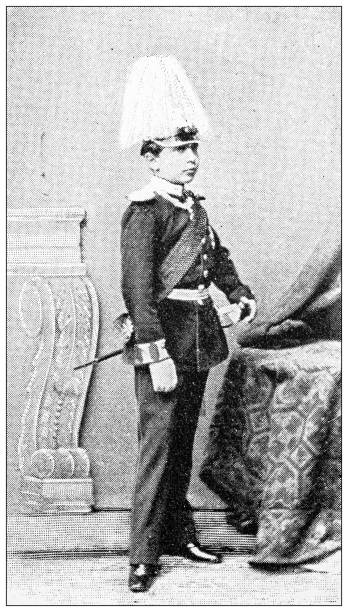 Antique image: Life of Kaiser Wilhelm II, German Emperor, 10 years old