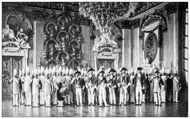 Antique image: Life of Kaiser Wilhelm II, German Emperor in Potsdam