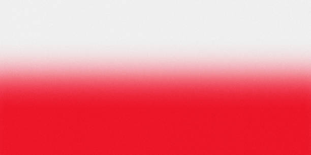 istock flag of poland, blurry flag, grainy gradient, trendy noisy background 2173372531