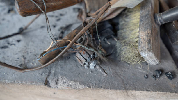 istock Electrical and electronic equipment in a scrapyard 2173374800