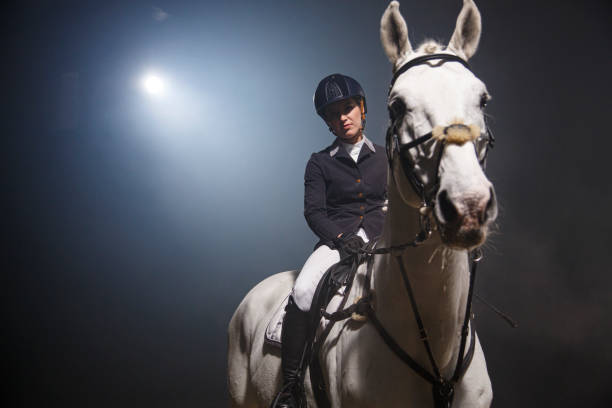 istock Woman riding a horse 2173379036