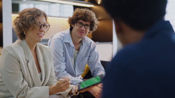 istock Multiracial Business Team Collaborating in Eco-Friendly Office. 2173382223