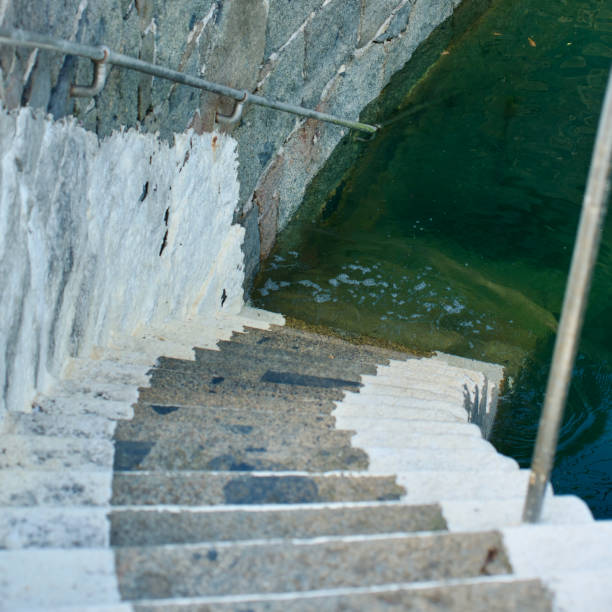 Moss on the stairs.