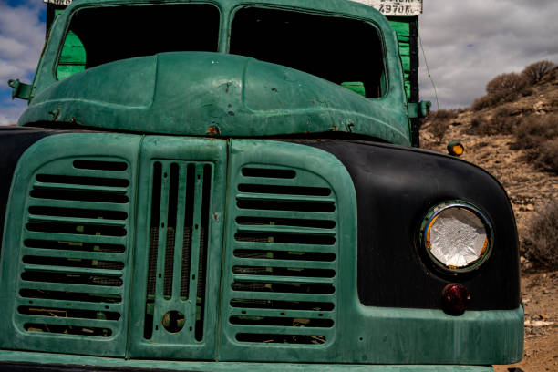 American Culture, Antique, 1940-1949, 1950-1959, Transportation, Car - Motor Vehicle, Decayed, Old-fashioned, Worn-out