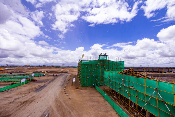 The Mombasa–Nairobi Standard Gauge Railway, completed in 2017, was built as the first phase of the Kenya Standard Gauge Railway. It is a standard-gauge railway in Kenya that connects the large Indian Ocean city of Mombasa with Nairobi, the country's capital and largest city.
