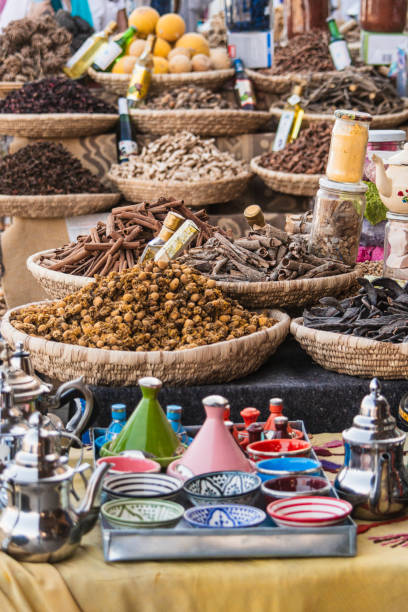 istock Souvenir and spice stall in Morocco 2173409614