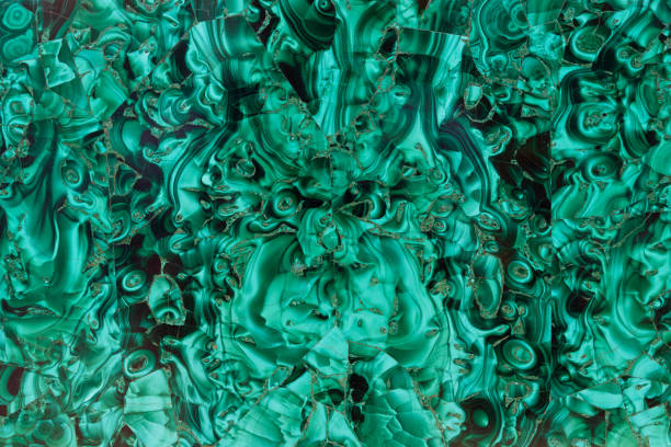 istock Malachite green mineral gemstone. Texture and background malachite. 2173419755