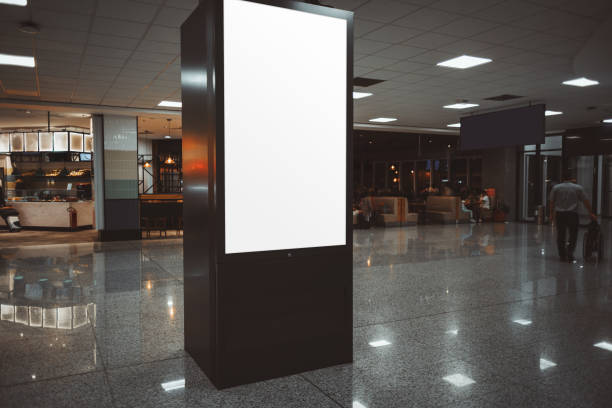 istock Blank digital display at airport 2173423933