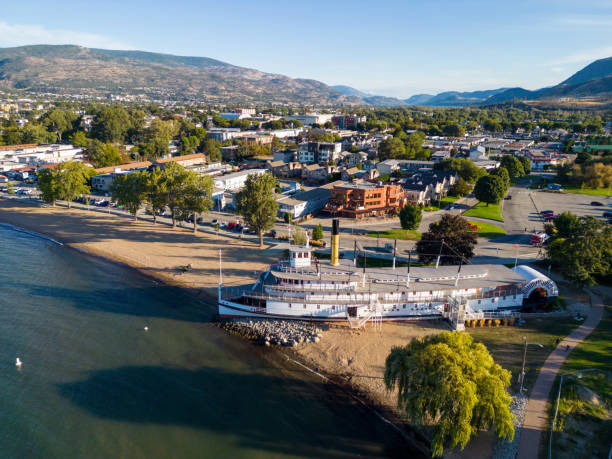 Penticton Okanagan Lake SS Sicamous Okanagan Valley Aerial