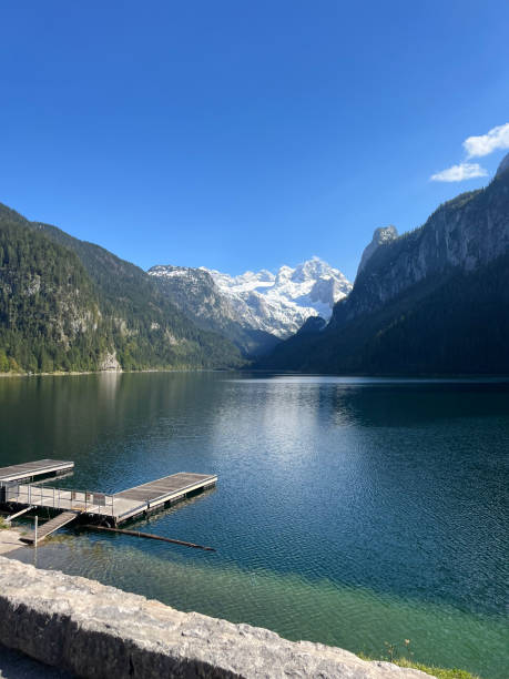 istock Lake view of Vorderer Gosausee 2173433925