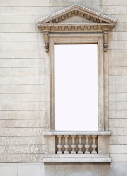 istock France Paris blank ad space on building 2173437043