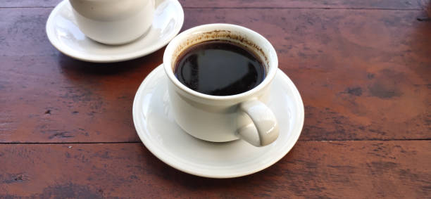 istock A cup of hot coffee on the table 2173437094