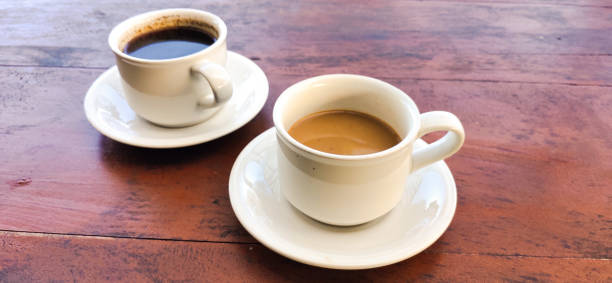 istock A cup of hot coffee on the table 2173437108