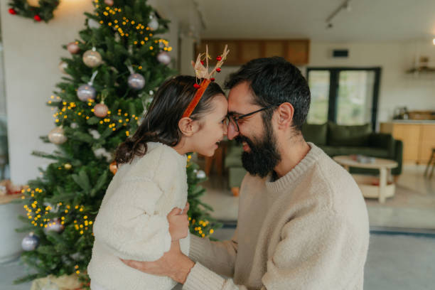 istock Daddy and me on Christmas day 2173437219