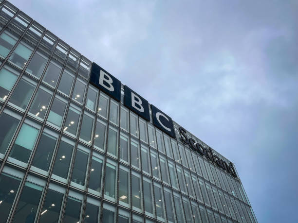 BBC Building in Glasgow Scotland. Januari 2 2024