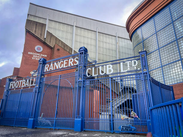 Glasgow rangers Football Stadium. Glasgow, Scotland. Glasgow rangers Football Stadium. Glasgow, Scotland, Januari 2 2024. scotland football team stock pictures, royalty-free photos & images
