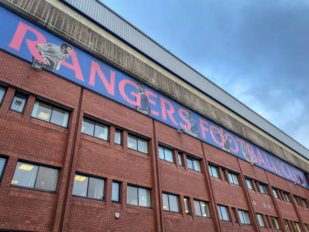 Glasgow rangers Football Stadium. Glasgow, Scotland. Glasgow rangers Football Stadium. Glasgow, Scotland, Januari 2 2024. scotland football team stock pictures, royalty-free photos & images