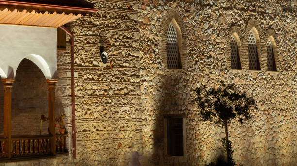 mosque stone wall at Tokat city Turkey