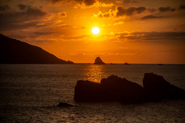 istock Amami's sacred sea and sunset 2173454903