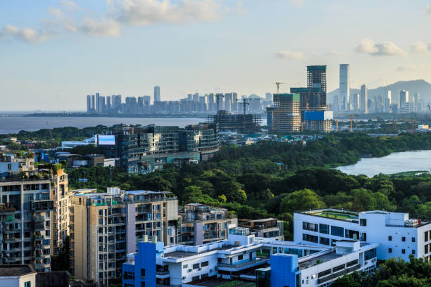 istock Shenzhen skyline and modern city buildings scenery 2173455178