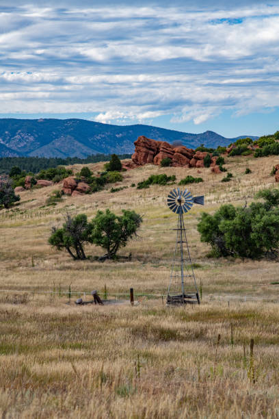 istock Open space land previously a ranch in the Rocky Mountains 2173456021