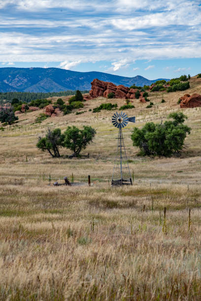 istock Open space land previously a ranch in the Rocky Mountains 2173456323