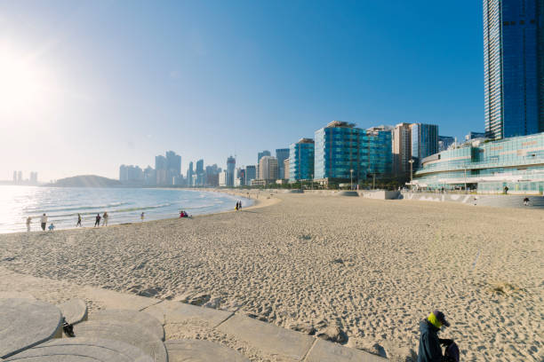 istock a coastal cityscape with modern buildings, a beachfront, and a clear sky, reflecting urban development alongside natural beauty. 2173462421