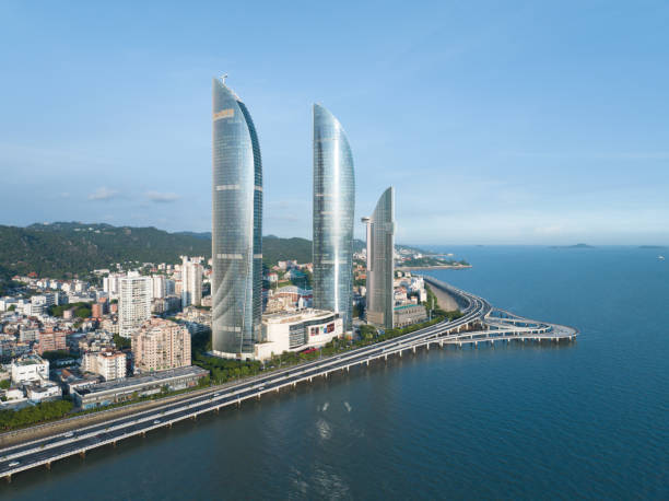 istock Xiamen Twin Towers architectural appearance 2173464929