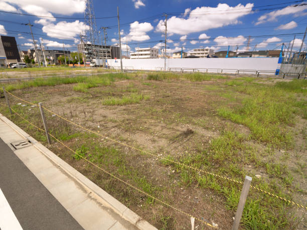 istock Vacant lot in residential area 2173468269