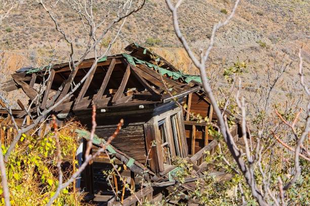 istock Old derelict house that really needs a new roof. Jerome, Arizona. 2173474242