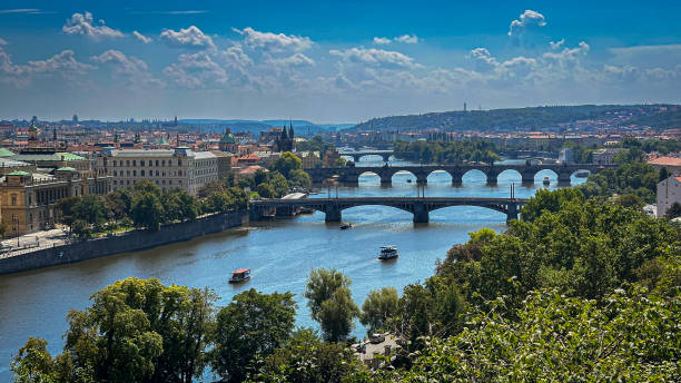 istock Bridges on the river Valtava, Prague 2173476989