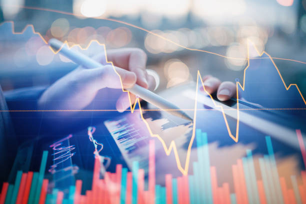 istock Market volatility the business with financial technology algorithm investing secure invest in stockmarket on money digital 2173477611