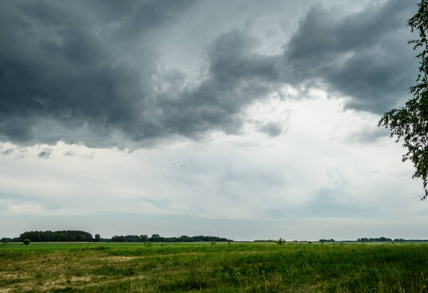 istock Superthunderstorm cell low to the ground, storm clouds on a summer day 2173484461