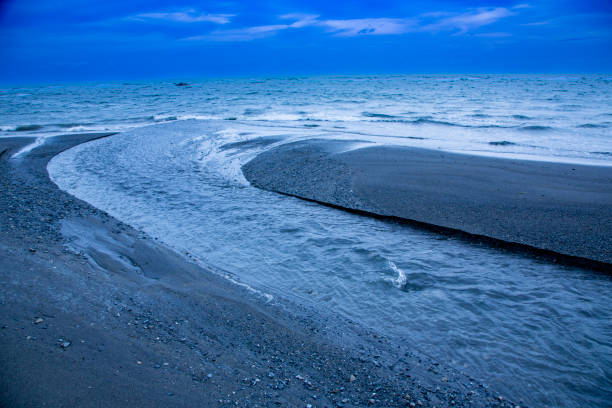View of Amami Oshima before sunrise
