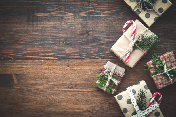istock christmas background with christmas gift 2173488878