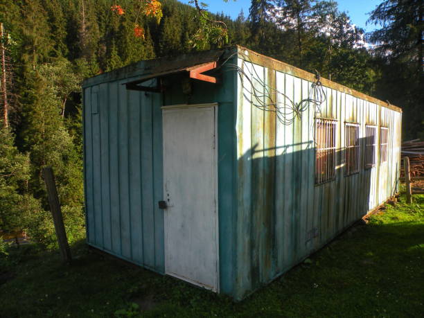 istock Abandoned Cabin Near the Forest 2173494945