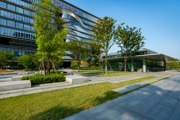 istock Digital Industrial Park in Hangzhou, China 2173499070